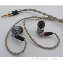 Earphone / Earbud Resolusi Tinggi dengan Jack Emas 3,5mm